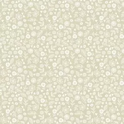 Makower Essentials - Oyster Ditsy Floral