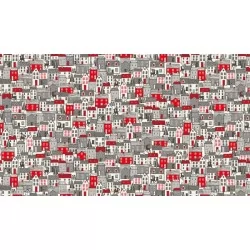 Scandi - Houses Red
