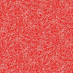 Scandi - Scroll Red
