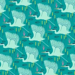 Flora and Fauna - Wetlands Emerald