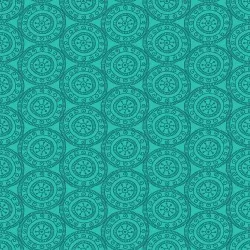 Henna - Medallion Teal