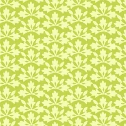 Bungalow - Blossom Block Print Lime 