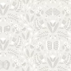 Open Fields: Full Of Wonder - Butterfly Frolic Gray