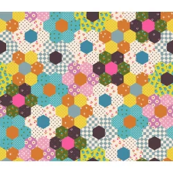 Ruby Star Society - Catnap - Flower Garden Turquoise