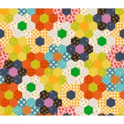 Ruby Star Society - Catnap - Flower Garden Warm Red