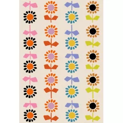 Ruby Star Society - Catnap - Canvas Daisy Stripe Natural