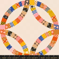 Ruby Star Society - Honey - Double Wedding Ring Blue Ribbon