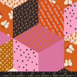 Ruby Star Society - Oh Lucky Lucky - Canvas - Tumbling Blocks Heliotrope