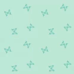 Ruby Star Society - Backyard - Tiny Butterflies Mint