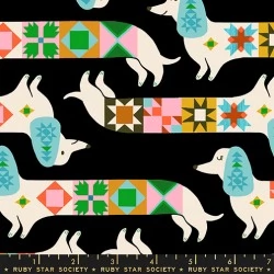 Ruby Star Society - 1-800 Notion - Quilty Dog Soft Black - PRE-ORDER DUE AUGUST