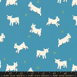 Ruby Star Society - Animal Animal - Baby Goats Vintage Blue