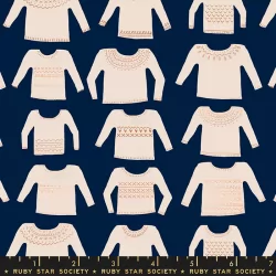 Ruby Star Society - Jolly Darlings - My Favorite Sweater Navy Metallic