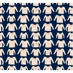 Ruby Star Society - Jolly Darlings - My Favorite Sweater Navy Metallic