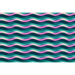 Ruby Star Society - Poolside Too - Poolside Waves Peacock - PRE-ORDER DUE MAY
