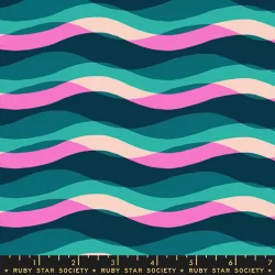 Ruby Star Society - Poolside Too - Poolside Waves Peacock - PRE-ORDER DUE MAY