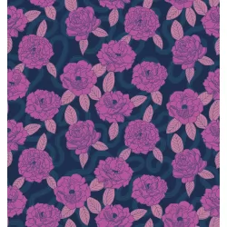 Ruby Star Society - Verbena - Peonies Navy