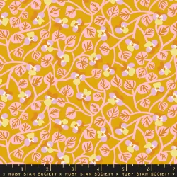 Ruby Star Society - Bird Is The Word by Kimberly Kight - Pansy Goldenrod