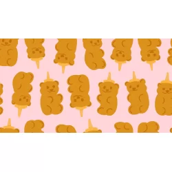 Ruby Star Society - Egg And Friends - Honey Bears Cotton Candy Pink