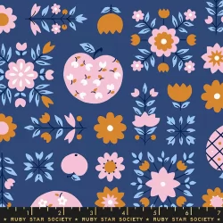 Ruby Star Society - Lil - Calico Apple Bluebell