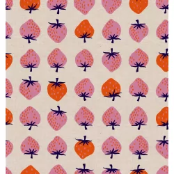 Ruby Star Society - Strawberry - Strawberry Canvas Natural
