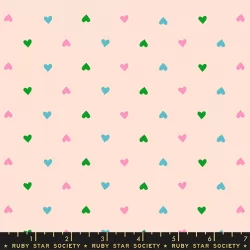 Ruby Star Society - Best Day Ever - Hearts Peach Cream