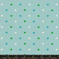 Ruby Star Society - Best Day Ever - Hearts Turquoise