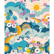 Ruby Star Society - Best Day Ever - Best Day Ever Teal - 24" Fat Quarter