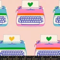 Ruby Star Society - Best Day Ever - Typewriters Vintage Pink
