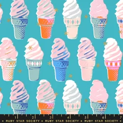 Ruby Star Society - Best Day Ever - Ice Cream Turquoise Metallic