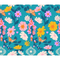 Ruby Star Society - Best Day Ever - Foxglove Floral Summer Sky