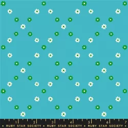 Ruby Star Society - Best Day Ever - Diamond Flowers Dark Turquoise