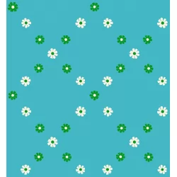 Ruby Star Society - Best Day Ever - Diamond Flowers Dark Turquoise