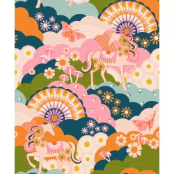 Ruby Star Society - Carousel - Daydreamer Light Galaxy - 24" Fat Quarter