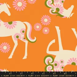 Ruby Star Society - Carousel - Canvas - Carousel Burnt Orange