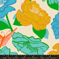 Ruby Star Society - Flowerland - Flowerland Floral Turquoise