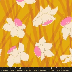 Ruby Star Society - Reverie - Daffodils Goldenrod Metallic