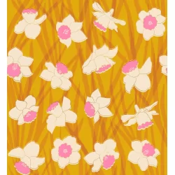 Ruby Star Society - Reverie - Daffodils Goldenrod Metallic