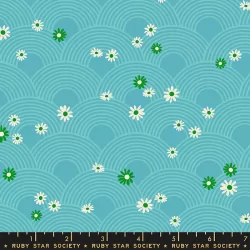 Ruby Star Society - Rise And Shine - Meadow Floral Turquoise