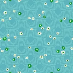 Ruby Star Society - Rise And Shine - Meadow Floral Turquoise