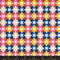 Ruby Star Society - Woodland Park - Flower Plaid Blue Ribbon