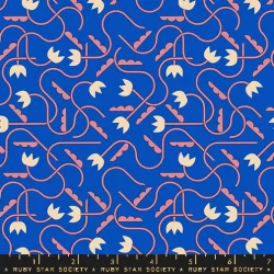 Ruby Star Society - Woodland Park - That One Flower Print Blue Ribbon