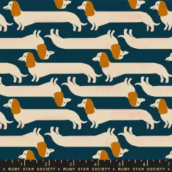 Ruby Star Society - Dog Park - Long Dog Teal Navy