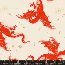 Ruby Star Society - Fireglow - Etched Dragons Poinsettia - PRE-ORDER DUE MAY