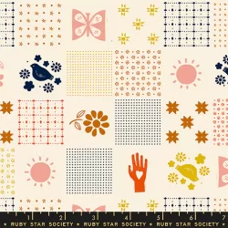 Ruby Star Society - Sugar Maple - Songbird Patchwork Fat Quarter Bundle - 3 FQs