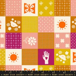 Ruby Star Society - Sugar Maple - Songbird Patchwork Melon