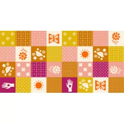 Ruby Star Society - Sugar Maple - Songbird Patchwork Melon