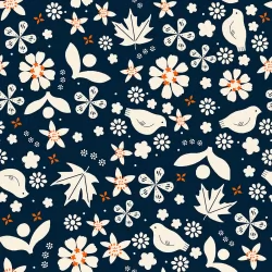 Ruby Star Society - Sugar Maple - Pollinator Navy