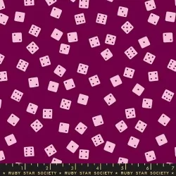 Ruby Star Society - Tarrytown - Farkle Dice Purple Velvet
