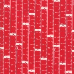 Little Snippets - Measure Once Red - 1 Cut FQ
