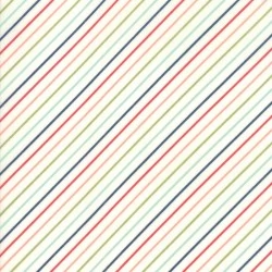 Early Bird - Stripe Cream - 1 Cut FQ